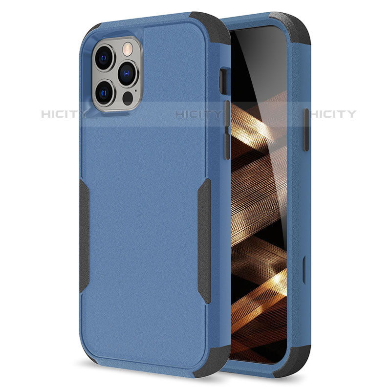 Funda Bumper Silicona y Plastico Carcasa Frontal y Trasera 360 Grados para Apple iPhone 15 Pro