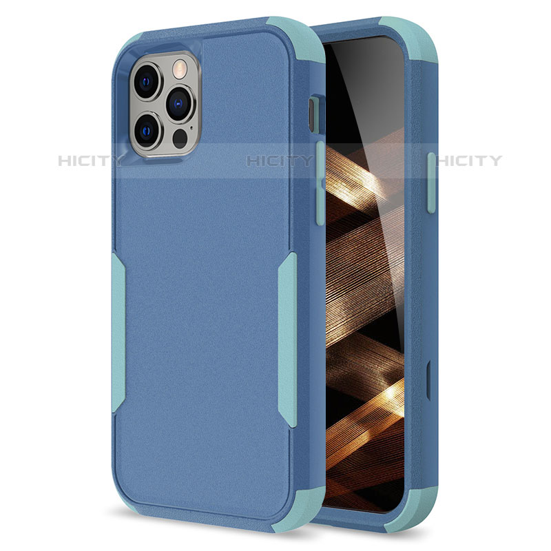 Funda Bumper Silicona y Plastico Carcasa Frontal y Trasera 360 Grados para Apple iPhone 15 Pro