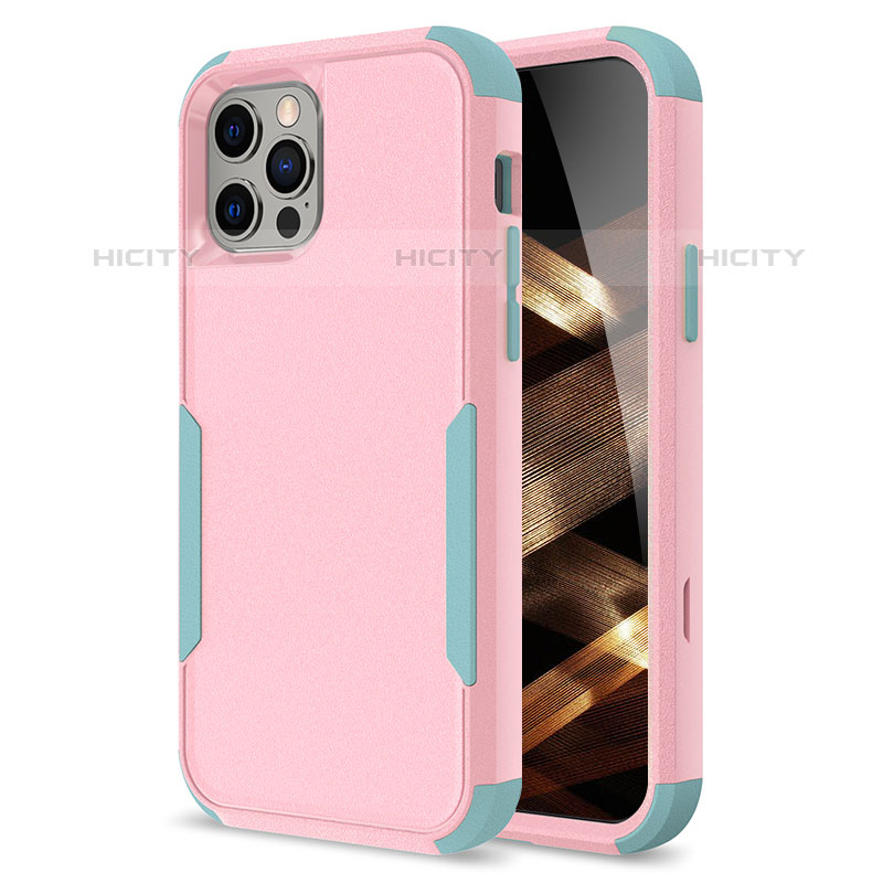 Funda Bumper Silicona y Plastico Carcasa Frontal y Trasera 360 Grados para Apple iPhone 15 Pro