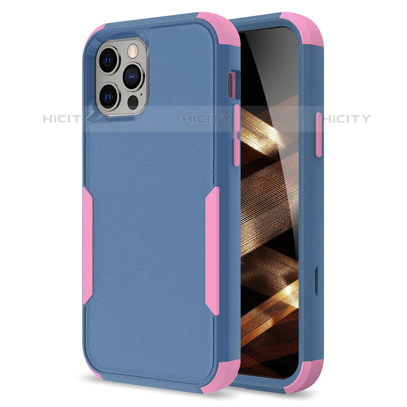 Funda Bumper Silicona y Plastico Carcasa Frontal y Trasera 360 Grados para Apple iPhone 15 Pro Max