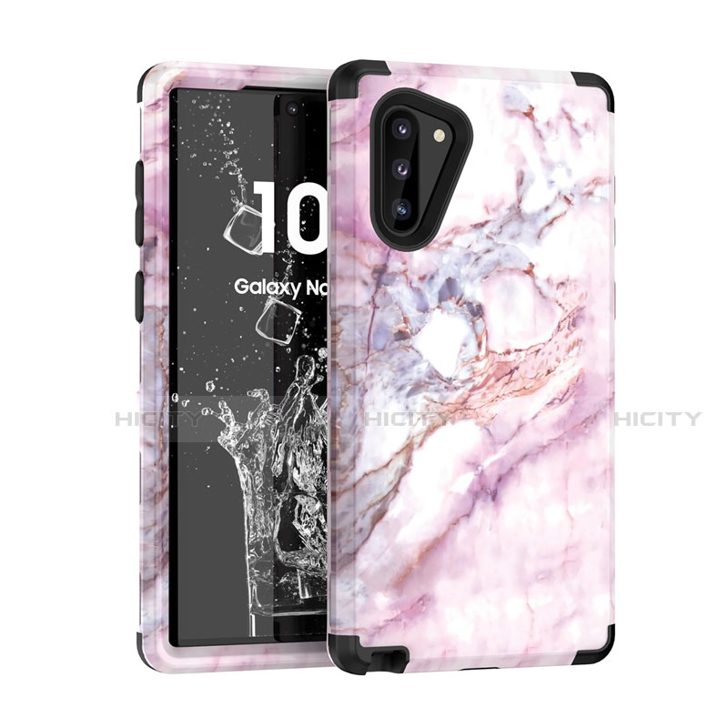 Funda Bumper Silicona y Plastico Carcasa Frontal y Trasera 360 Grados para Samsung Galaxy Note 10