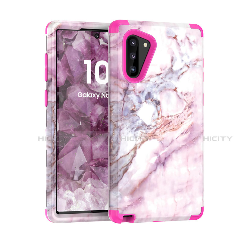 Funda Bumper Silicona y Plastico Carcasa Frontal y Trasera 360 Grados para Samsung Galaxy Note 10 5G