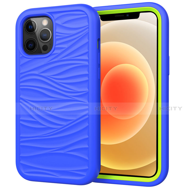 Funda Bumper Silicona y Plastico Carcasa Frontal y Trasera 360 Grados R01 para Apple iPhone 12 Pro