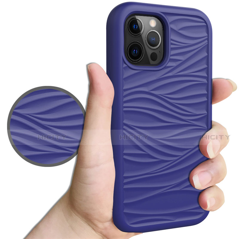 Funda Bumper Silicona y Plastico Carcasa Frontal y Trasera 360 Grados R01 para Apple iPhone 12 Pro