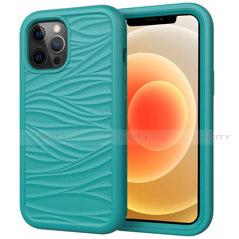 Funda Bumper Silicona y Plastico Carcasa Frontal y Trasera 360 Grados R01 para Apple iPhone 12 Pro Max