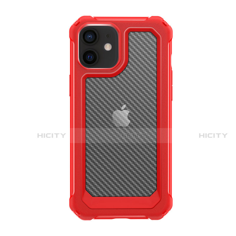 Funda Bumper Silicona y Plastico Carcasa Frontal y Trasera 360 Grados R02 para Apple iPhone 12 Mini