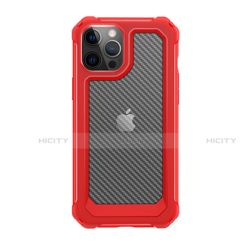 Funda Bumper Silicona y Plastico Carcasa Frontal y Trasera 360 Grados R02 para Apple iPhone 12 Pro Max