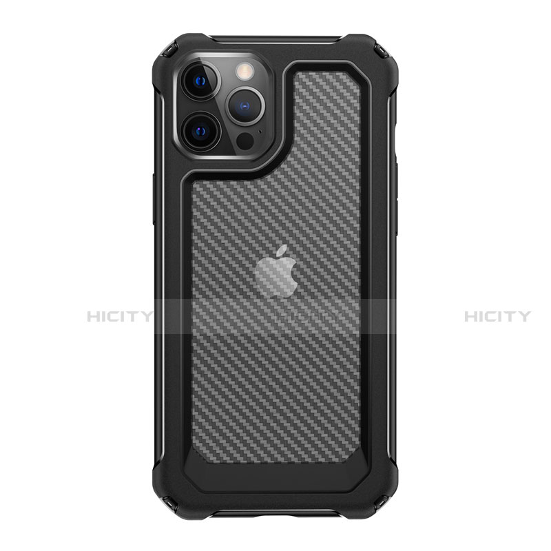 Funda Bumper Silicona y Plastico Carcasa Frontal y Trasera 360 Grados R02 para Apple iPhone 12 Pro Max