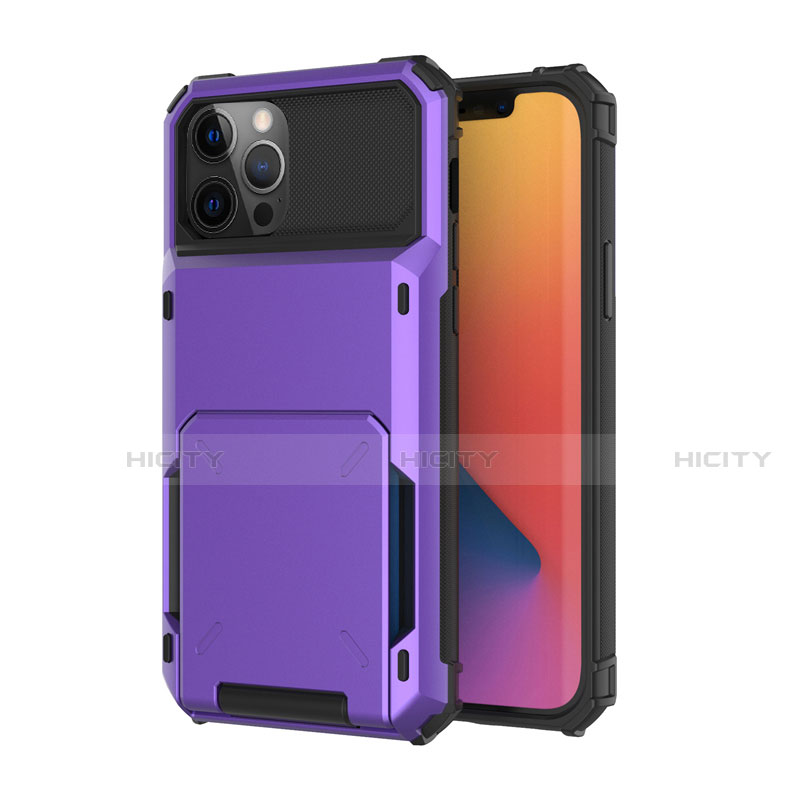 Funda Bumper Silicona y Plastico Carcasa Frontal y Trasera 360 Grados R03 para Apple iPhone 12 Pro Max