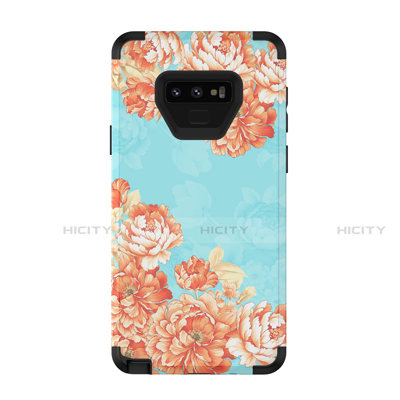 Funda Bumper Silicona y Plastico Carcasa Frontal y Trasera 360 Grados U01 para Samsung Galaxy Note 9