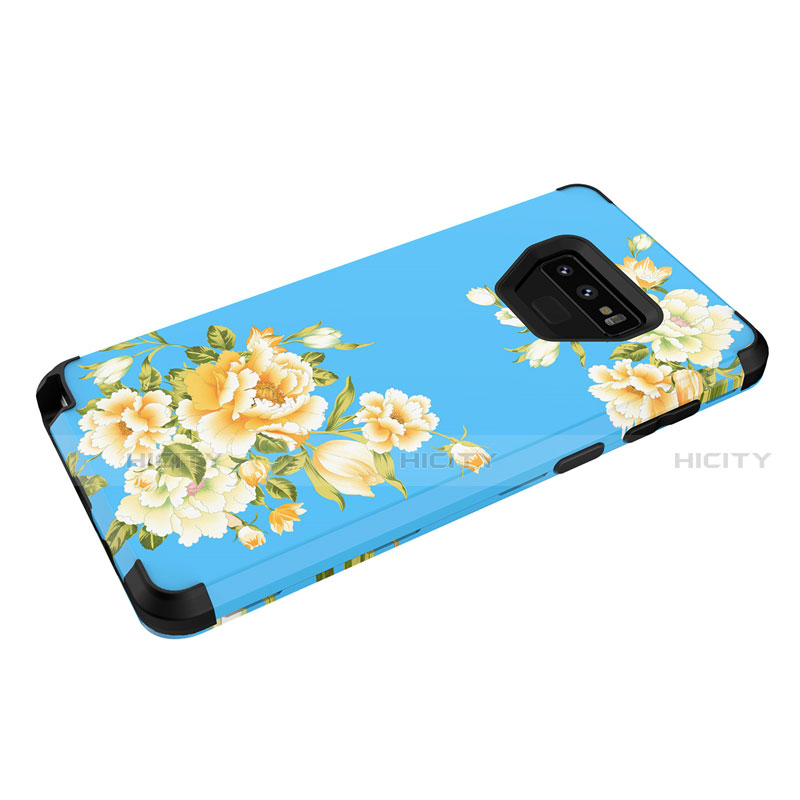 Funda Bumper Silicona y Plastico Carcasa Frontal y Trasera 360 Grados U01 para Samsung Galaxy Note 9