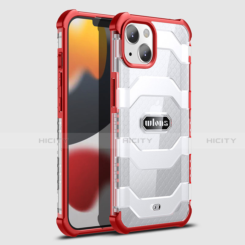 Funda Bumper Silicona y Plastico Carcasa Frontal y Trasera 360 Grados U02 para Apple iPhone 13 Mini