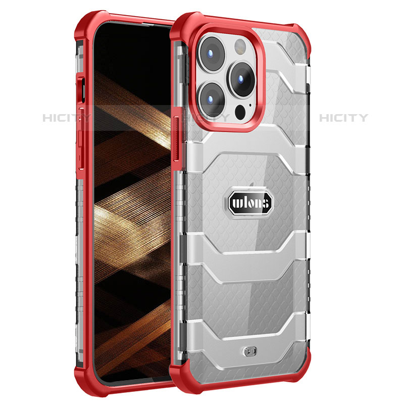 Funda Bumper Silicona y Plastico Carcasa Frontal y Trasera 360 Grados U02 para Apple iPhone 15 Pro Max