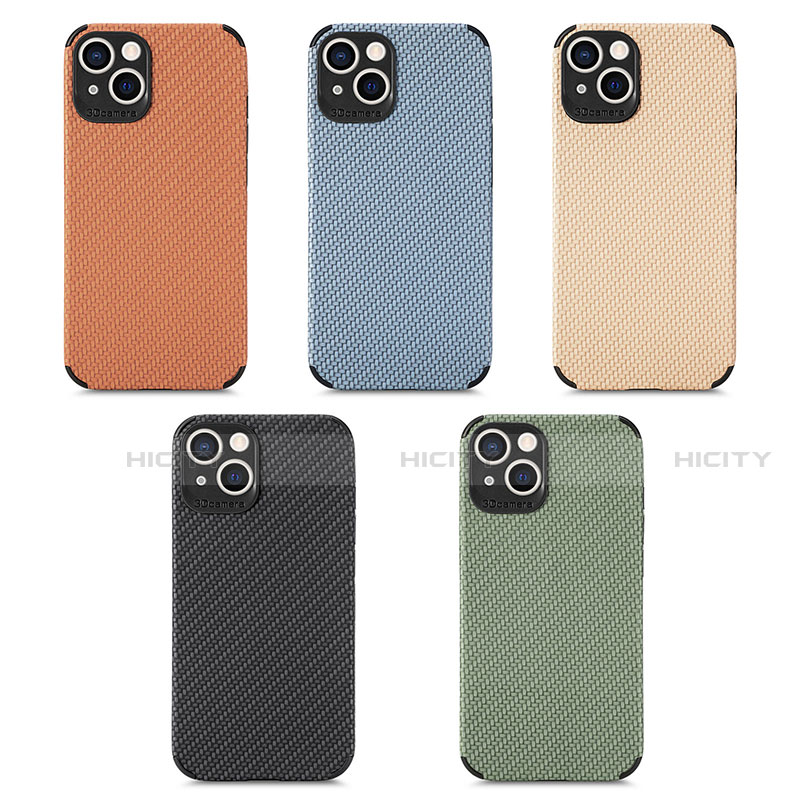 Funda Bumper Silicona y Plastico Carcasa Frontal y Trasera 360 Grados U04 para Apple iPhone 13 Mini