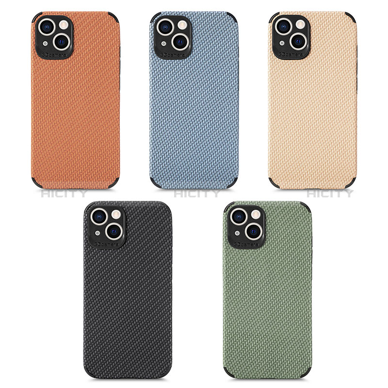 Funda Bumper Silicona y Plastico Carcasa Frontal y Trasera 360 Grados U04 para Apple iPhone 15