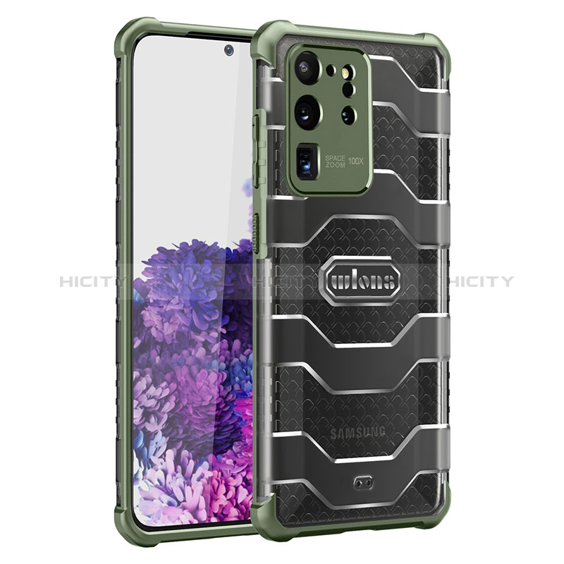 Funda Bumper Silicona y Plastico Carcasa Frontal y Trasera 360 Grados WL2 para Samsung Galaxy S20 Ultra 5G