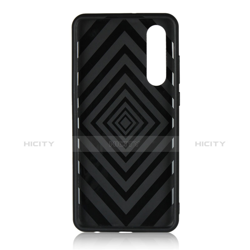 Funda Bumper Silicona y Plastico Mate Carcasa con Anillo de dedo Soporte para Huawei P30