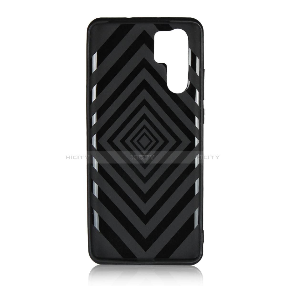 Funda Bumper Silicona y Plastico Mate Carcasa con Anillo de dedo Soporte para Huawei P30 Pro