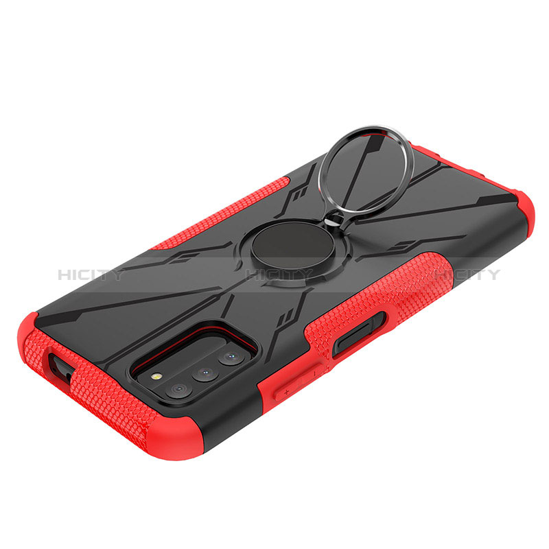 Funda Bumper Silicona y Plastico Mate Carcasa con Magnetico Anillo de dedo Soporte JX2 para Nokia G100