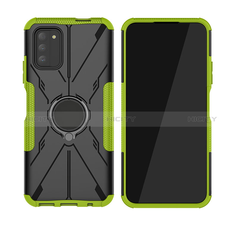 Funda Bumper Silicona y Plastico Mate Carcasa con Magnetico Anillo de dedo Soporte JX2 para Nokia G100