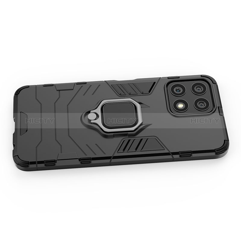 Funda Bumper Silicona y Plastico Mate Carcasa con Magnetico Anillo de dedo Soporte para Huawei Honor X30i