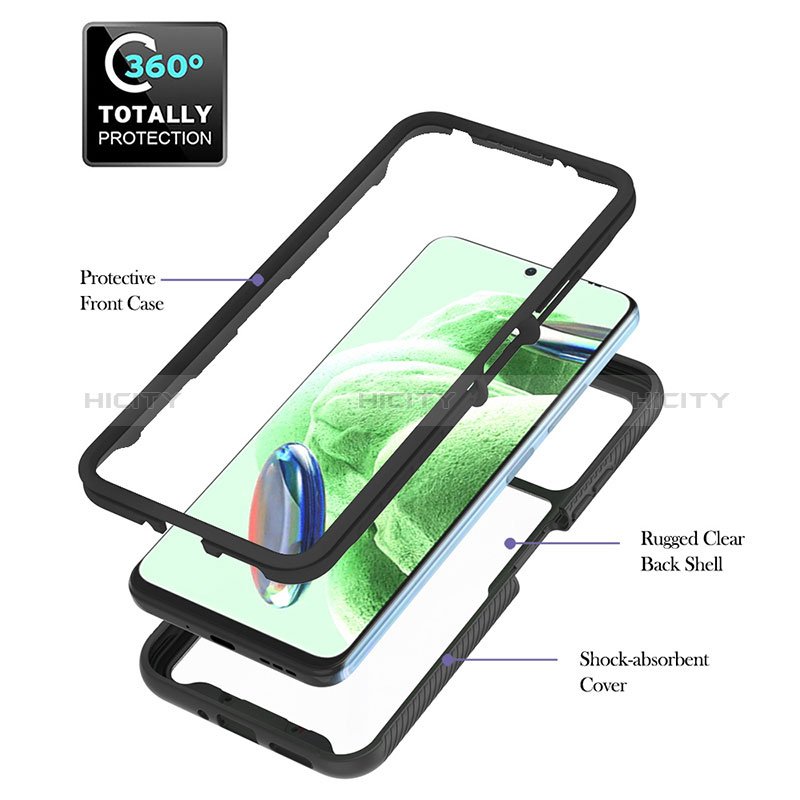 Funda Bumper Silicona y Plastico Mate Carcasa con Magnetico Anillo de dedo Soporte YB1 para Xiaomi Poco X5 5G