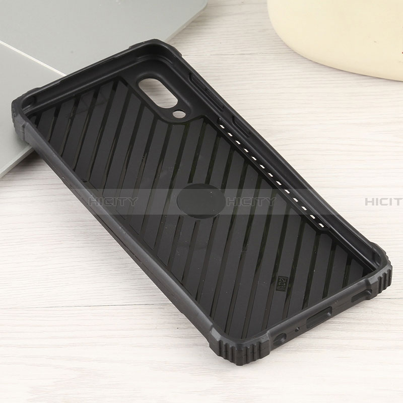 Funda Bumper Silicona y Plastico Mate Carcasa con Magnetico Anillo de dedo Soporte ZJ1 para Samsung Galaxy A02