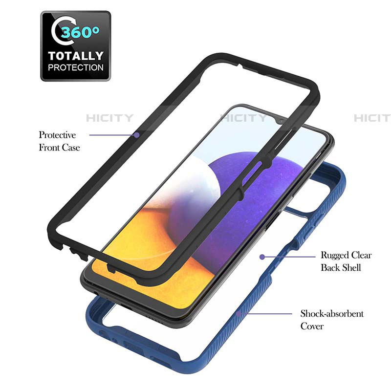 Funda Bumper Silicona y Plastico Mate Carcasa con Magnetico Anillo de dedo Soporte ZJ5 para Samsung Galaxy F42 5G