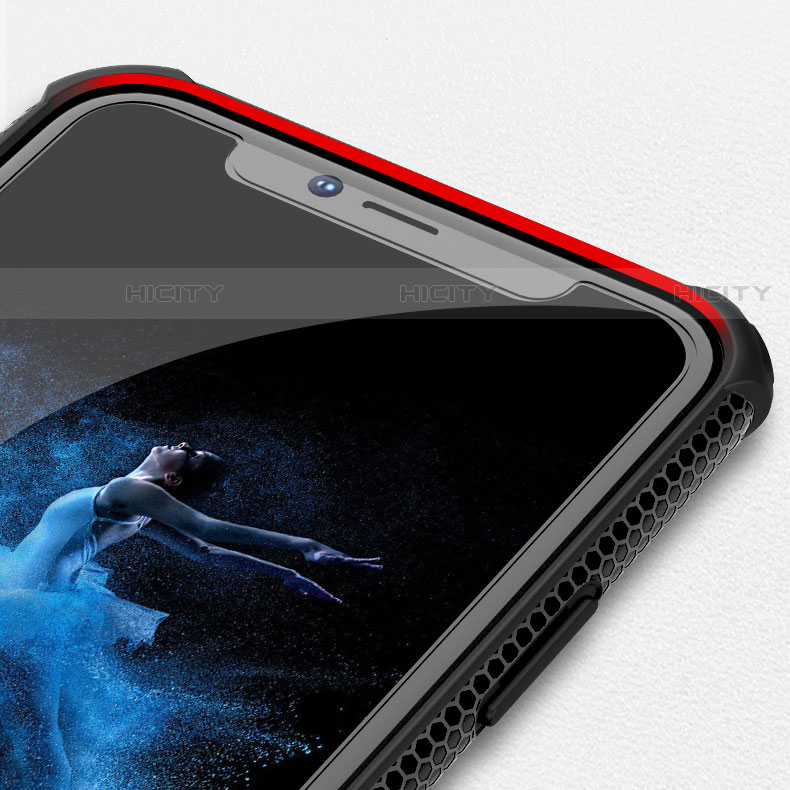 Funda Bumper Silicona y Plastico Mate Carcasa con Magnetico Soporte A01 para Apple iPhone 11 Pro Max