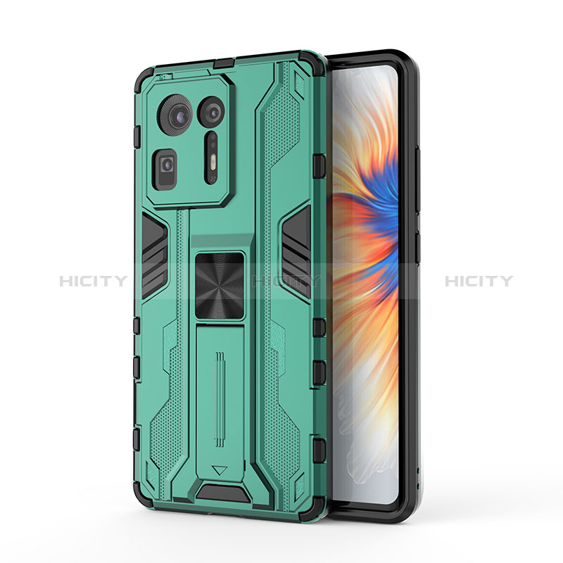 Funda Bumper Silicona y Plastico Mate Carcasa con Magnetico Soporte KC2 para Xiaomi Mi Mix 4 5G