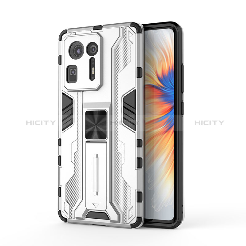 Funda Bumper Silicona y Plastico Mate Carcasa con Magnetico Soporte KC2 para Xiaomi Mi Mix 4 5G