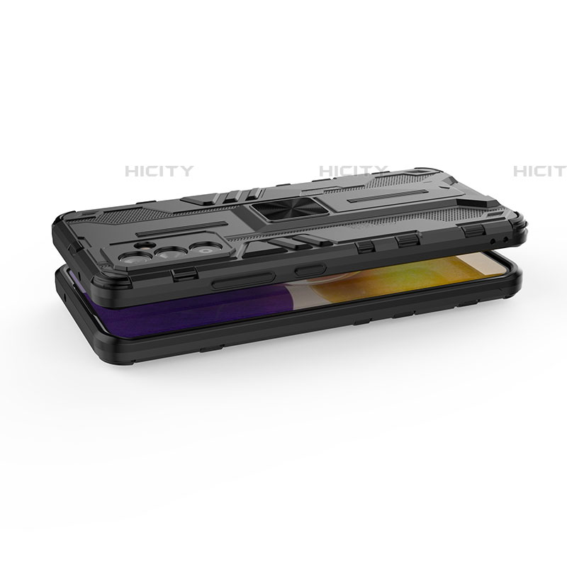 Funda Bumper Silicona y Plastico Mate Carcasa con Magnetico Soporte para Samsung Galaxy F34 5G