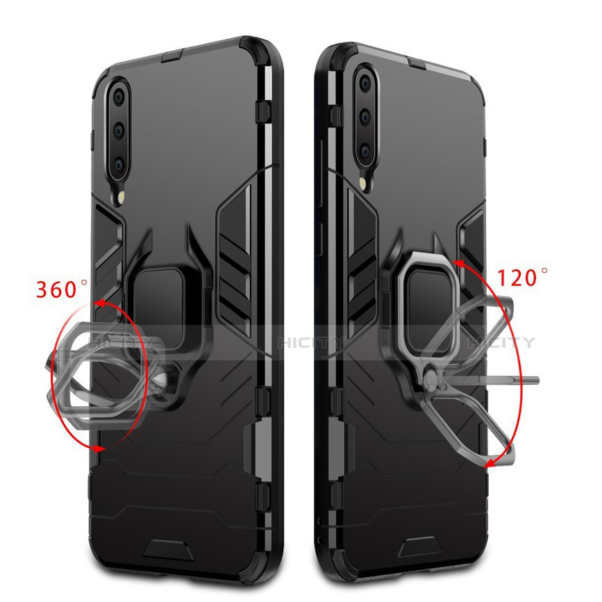 Funda Bumper Silicona y Plastico Mate Carcasa con Magnetico Soporte para Xiaomi Mi 9 Lite