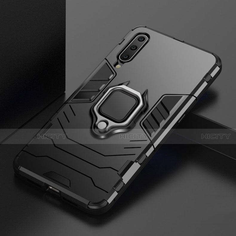 Funda Bumper Silicona y Plastico Mate Carcasa con Magnetico Soporte para Xiaomi Mi 9 Pro 5G