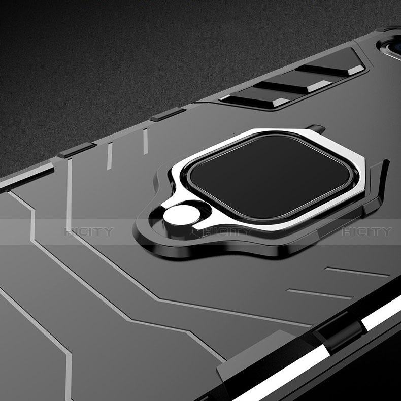 Funda Bumper Silicona y Plastico Mate Carcasa con Magnetico Soporte para Xiaomi Mi Max 3