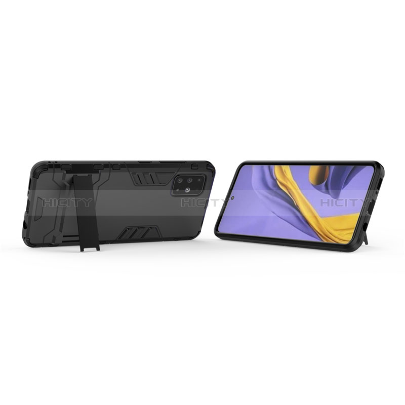 Funda Bumper Silicona y Plastico Mate Carcasa con Soporte A01 para Samsung Galaxy M40S