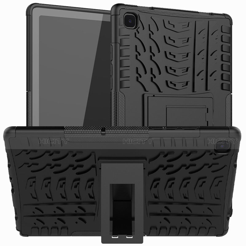 Funda Bumper Silicona y Plastico Mate Carcasa con Soporte A01 para Samsung Galaxy Tab A7 Wi-Fi 10.4 SM-T500