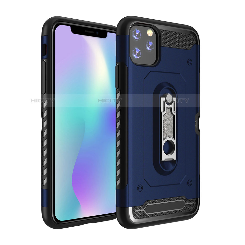 Funda Bumper Silicona y Plastico Mate Carcasa con Soporte A03 para Apple iPhone 11 Pro