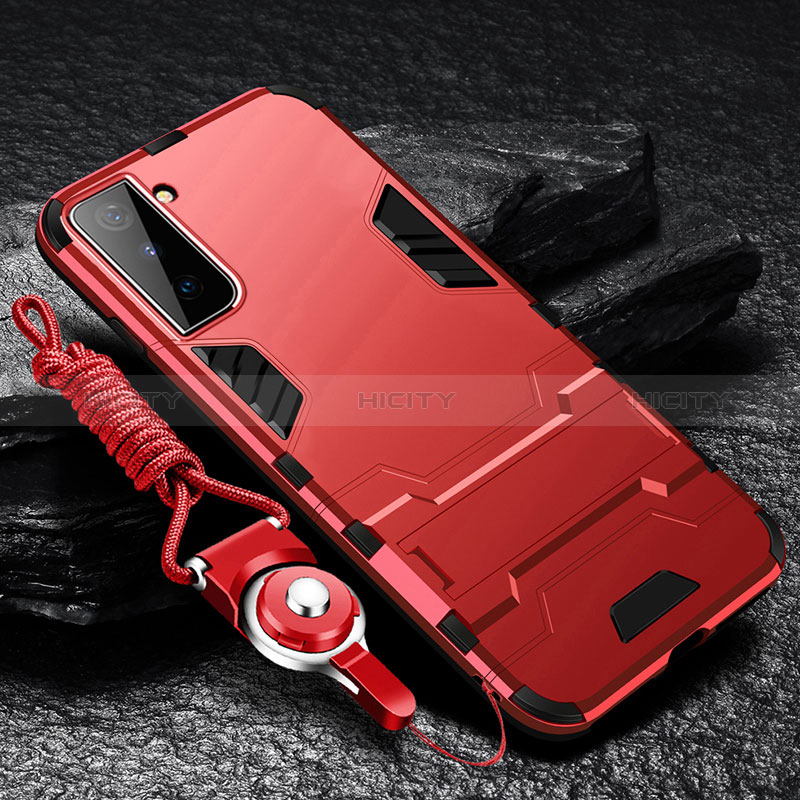 Funda Bumper Silicona y Plastico Mate Carcasa con Soporte A05 para Samsung Galaxy S24 Plus 5G