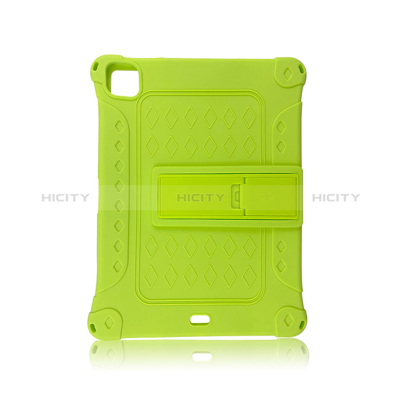 Funda Bumper Silicona y Plastico Mate Carcasa con Soporte H01 para Apple iPad Pro 11 (2020)