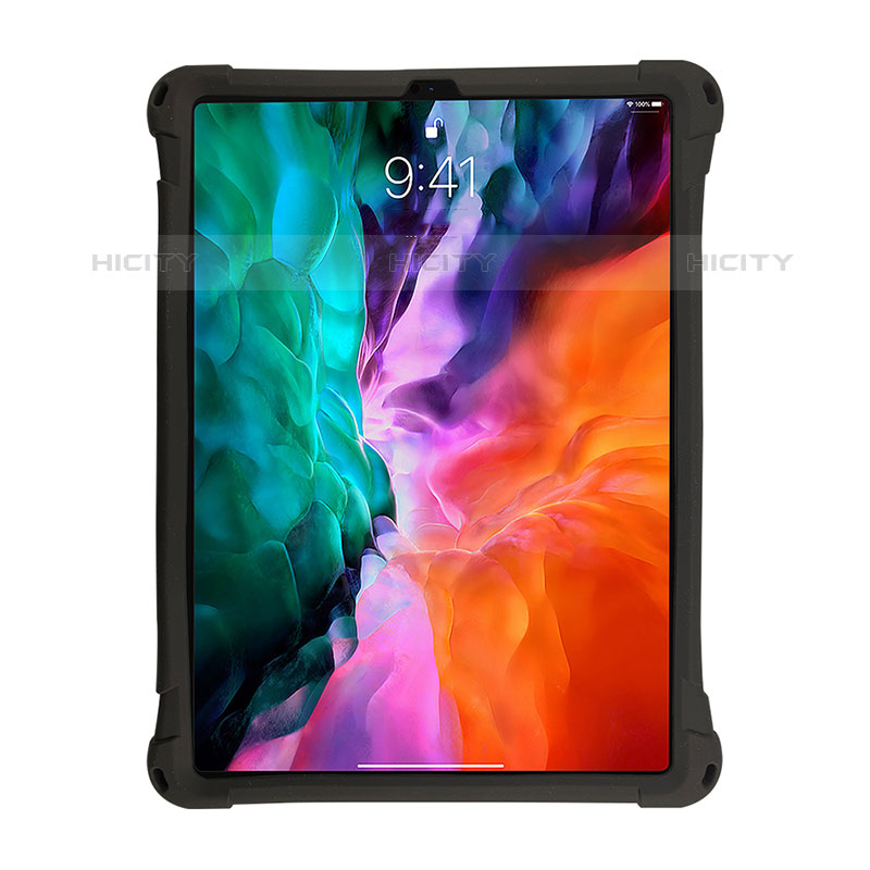 Funda Bumper Silicona y Plastico Mate Carcasa con Soporte H01 para Apple iPad Pro 11 (2021)