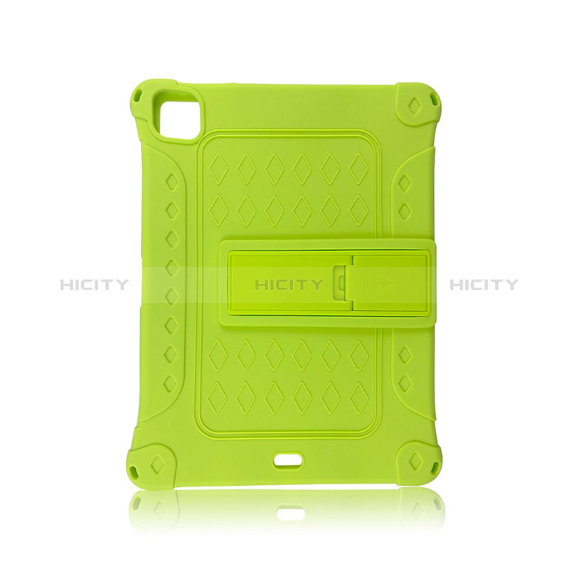 Funda Bumper Silicona y Plastico Mate Carcasa con Soporte H01 para Apple iPad Pro 11 (2022)