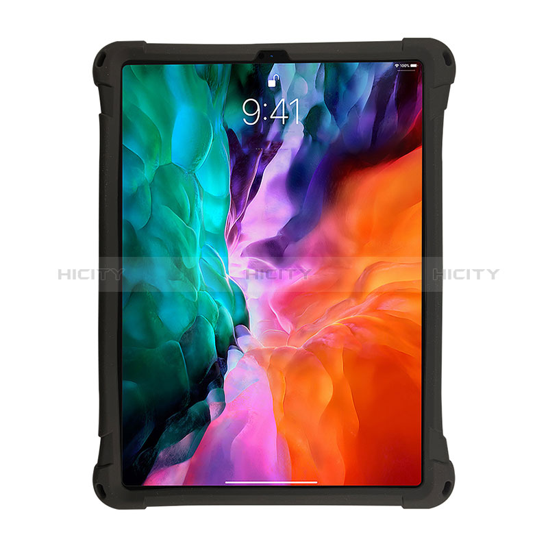 Funda Bumper Silicona y Plastico Mate Carcasa con Soporte H01 para Apple iPad Pro 11 (2022)