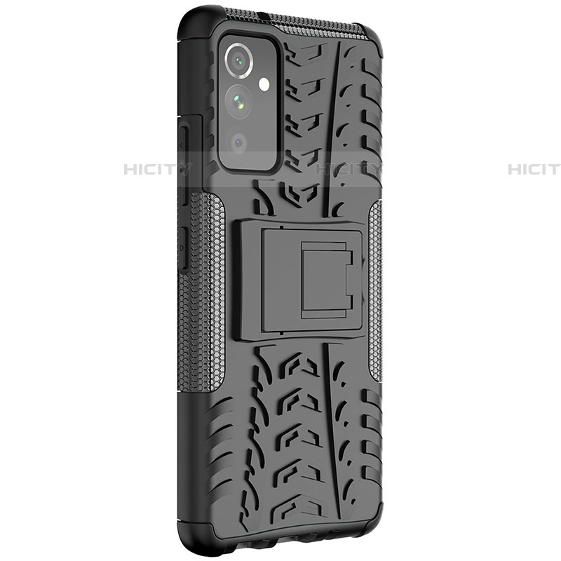 Funda Bumper Silicona y Plastico Mate Carcasa con Soporte J01X para Samsung Galaxy M14 5G