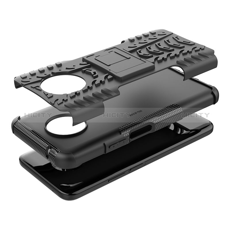 Funda Bumper Silicona y Plastico Mate Carcasa con Soporte JX1 para Nokia G300 5G