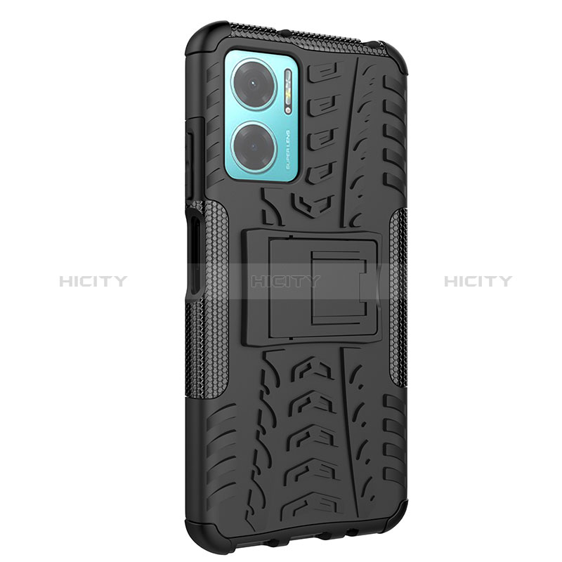 Funda Bumper Silicona y Plastico Mate Carcasa con Soporte JX1 para Xiaomi Redmi Note 11E 5G