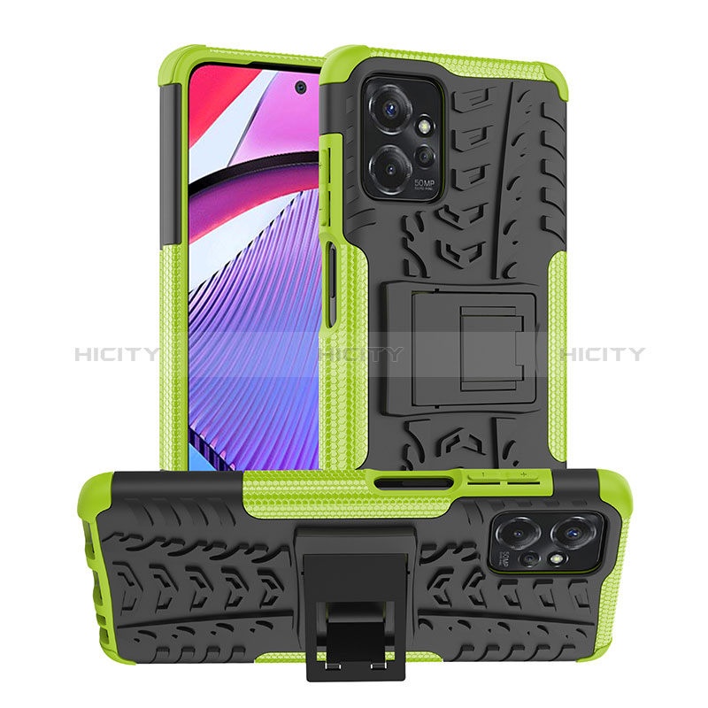 Funda Bumper Silicona y Plastico Mate Carcasa con Soporte JX2 para Motorola Moto G Power 5G (2023)