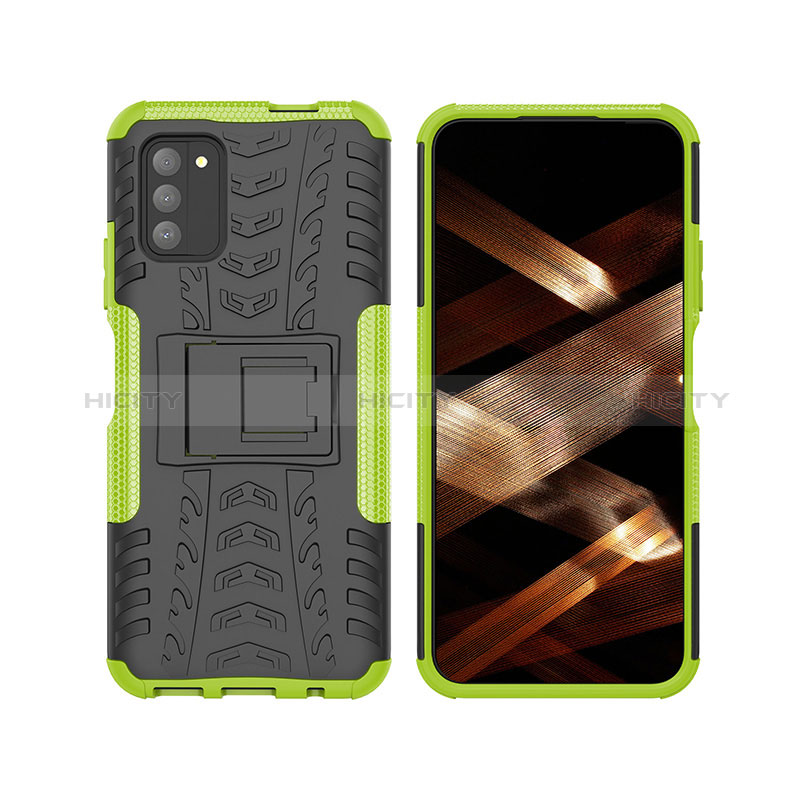 Funda Bumper Silicona y Plastico Mate Carcasa con Soporte JX2 para Nokia G100