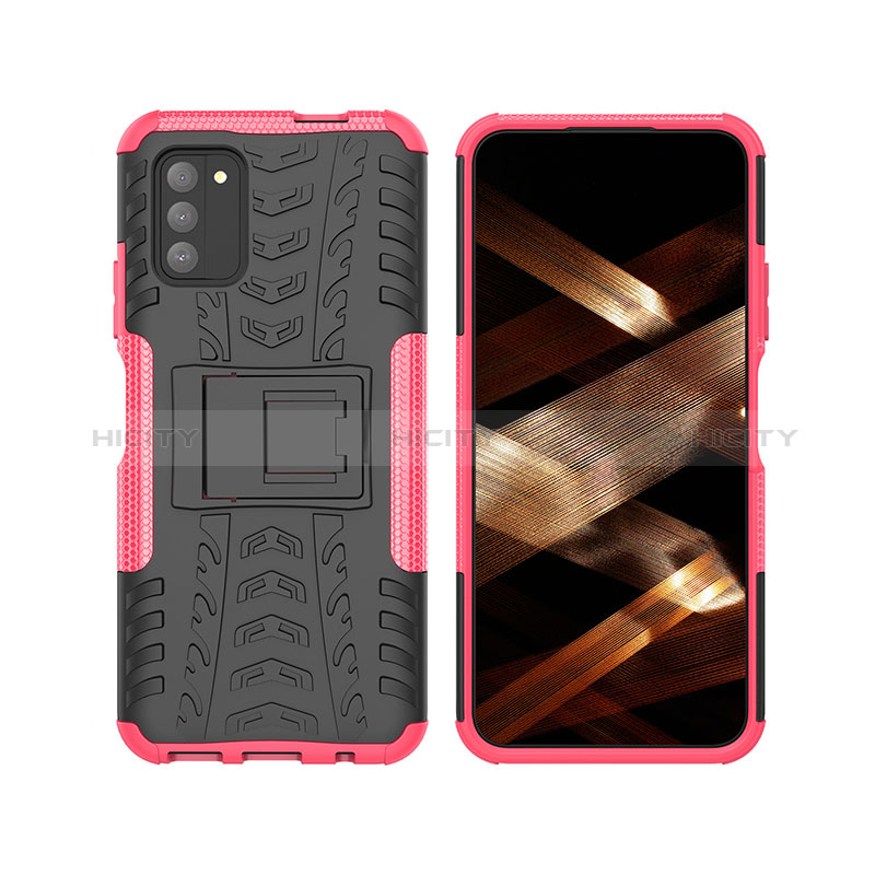 Funda Bumper Silicona y Plastico Mate Carcasa con Soporte JX2 para Nokia G100