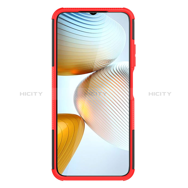 Funda Bumper Silicona y Plastico Mate Carcasa con Soporte JX2 para Xiaomi Redmi Note 11R 5G